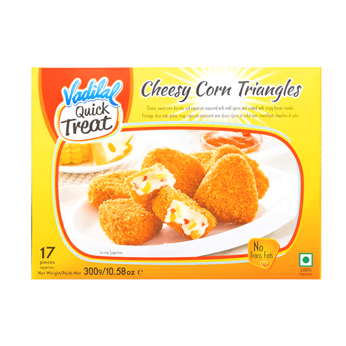 Vadilal Cheesy Corn Triangles 300g