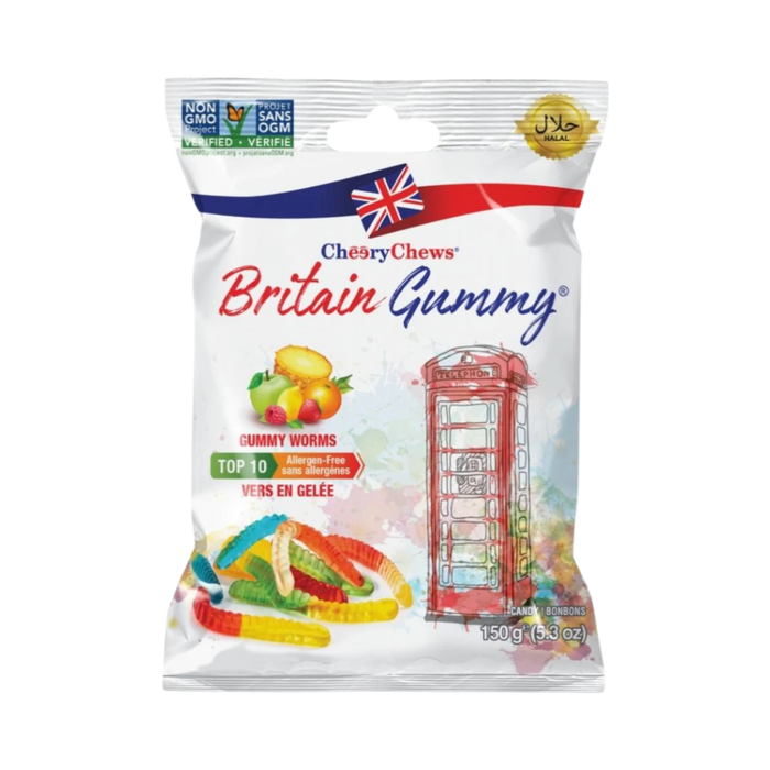 Britain Gummy Gummy Worms 150g