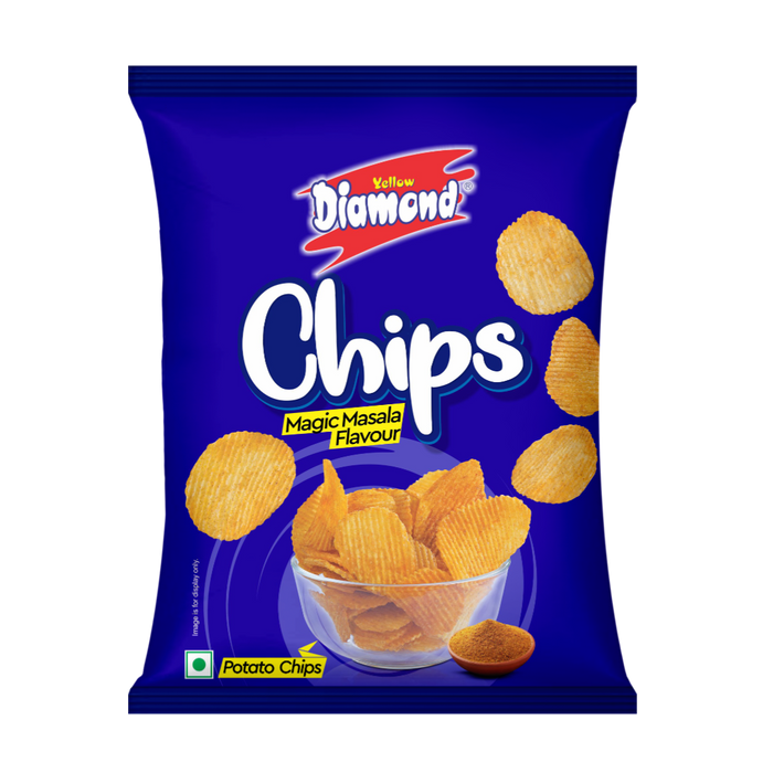 Yellow Diamond Magic Masala Chips 75g