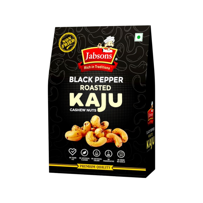 Jabsons Black Pepper Roasted Kaju (Cashew) Nuts 200g