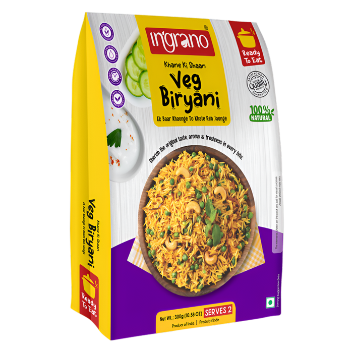 Ingrano Ready To Eat Veg Biryani 285g