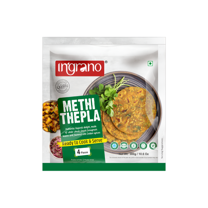 Ingrano Methi Thepla (4 Pcs) 240g