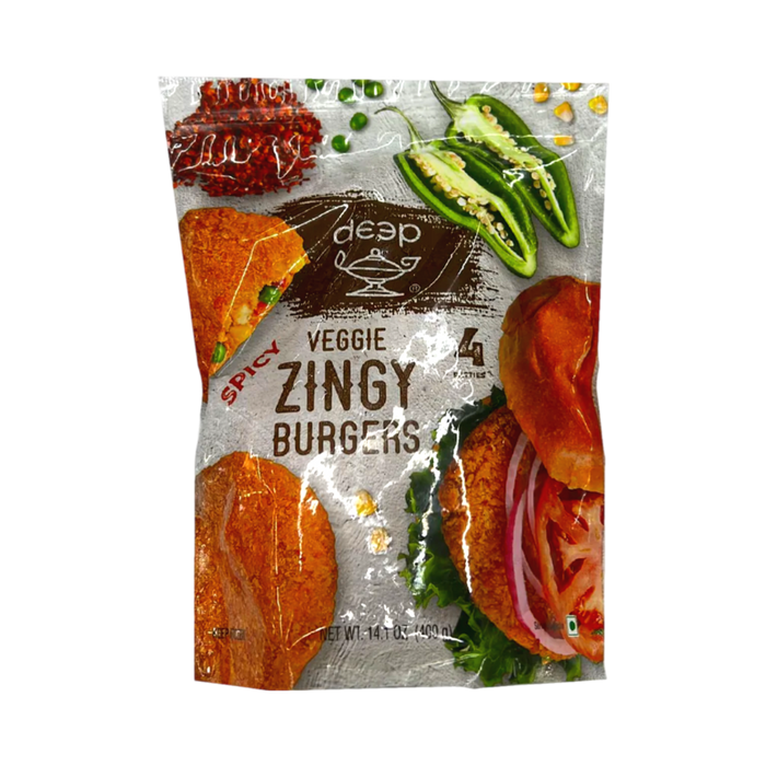 Deep Spicy Veggie Zingy Burgers 400g