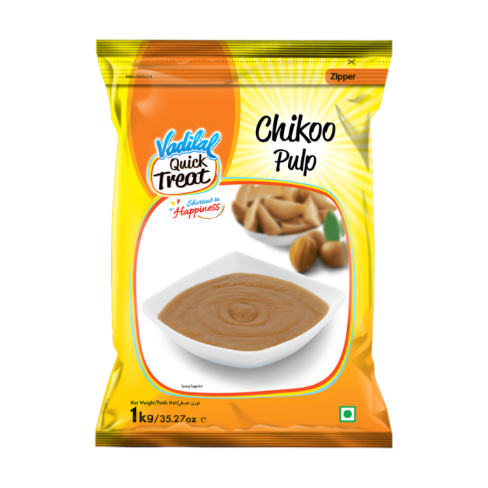 Vadilal Chikoo Pulp