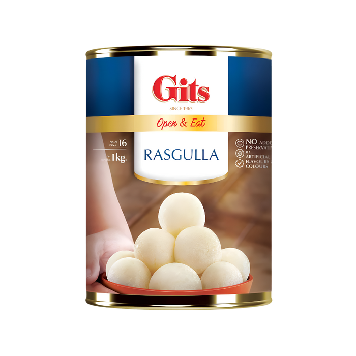 Gits Rasgulla 1kg (16 pcs) - Desserts - pakistani grocery store in toronto