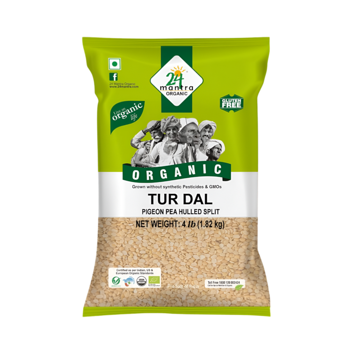 24 Mantra Organic Toor Dal 4Lb