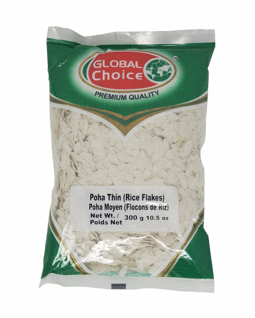 Global Choice Thin Poha 300gm (Rice Flakes) - Rice - punjabi grocery store in canada