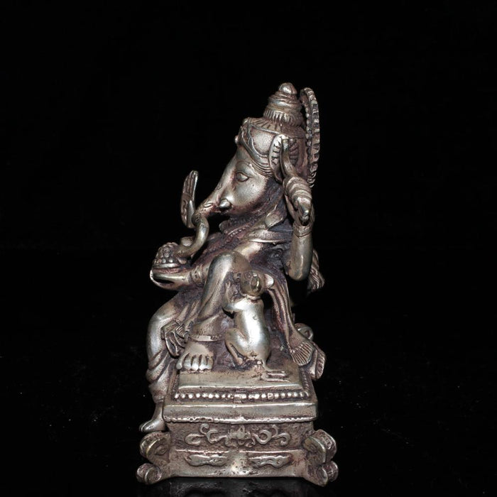 Tibetan Ganesh God of Wealth Statue - Metal - Ganesh | indian grocery store in Longueuil