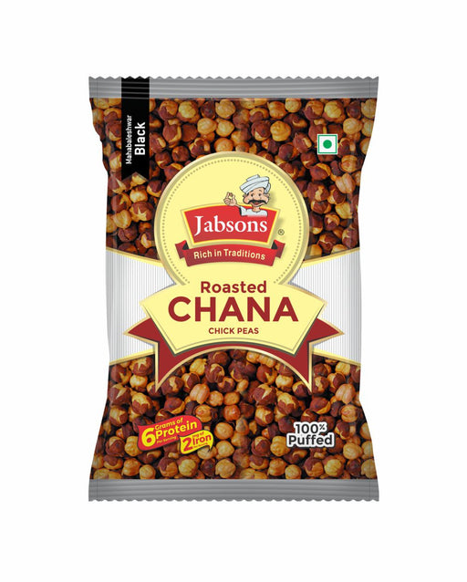 Jabsons Roasted Chana (Chickpeas) 200gm - Snacks - Indian Grocery Home Delivery