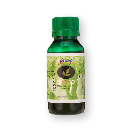 Godrej Anoop Herbal Hair Oil 50ml - Hair Oil | indian grocery store in Charlottetown