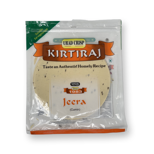 Kirtiraj Jeera Papad 200g - Papad - punjabi grocery store in canada