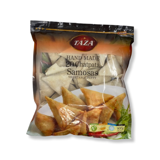 Taza Chatpata Samosas 800g - Frozen | indian grocery store in belleville